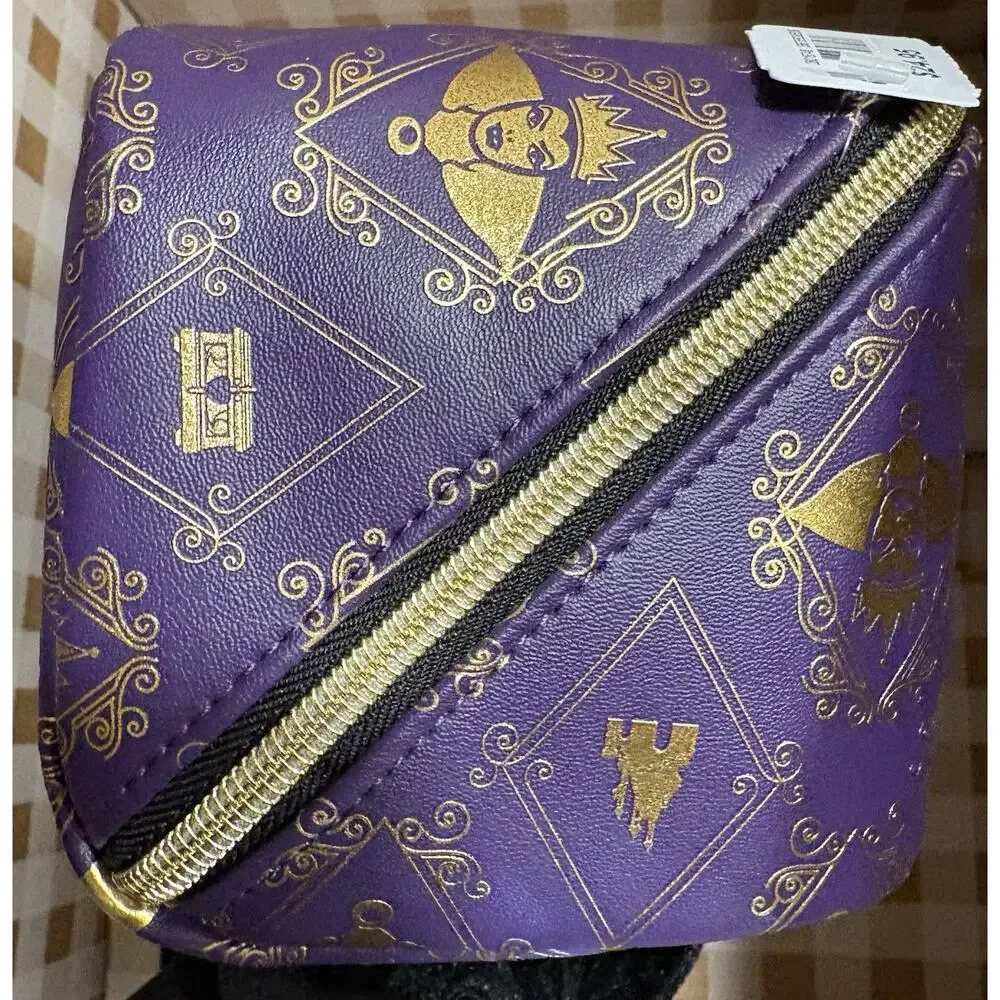 Bath & Body Works Evil Queen Cosmetic Makeup Bag Purple Travel Case NWT